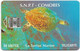 Comoros - OPT - La Tortue Marine, Chip SC7, Cn. C5Bxxxxxx Above Message, SC7, 1994, 50Units, Used - Comores