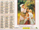 Almanach Du Facteur, Calendrier De La Poste, 1997 : Haute-Saône, Belfort: Les Tableaux: Le Nid, La Cueillette Des Pommes - Grand Format : 1991-00