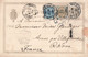 Danemark Entier Postal Carte De 1898 Avec Complément Pour La France Timbre N°22 Et 23 , Ganzsache - Briefe U. Dokumente
