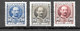 AFA # 56-58  Denmark    MNH** /57-58 Lightly Hinged   1907    (12 3/4) - Neufs