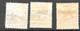 AFA # 56-58  Denmark    MNH** /57-58 Lightly Hinged   1907    (12 3/4) - Nuovi