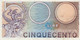 ITALIA 500 LIRE 1979  P-94a.2 -  Xf  1946~2001 Repubblica Italiana -  Firme: Ruggiero / Impallomeni / Betti - 500 Lire