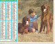 Almanach Du Facteur, Calendrier De La Poste, 1988: Haute-Saône - Belfort: Enfants Avec Animaux. Garçon Et Fille. - Grand Format : 1981-90