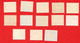 1949-54 (16-28) Segnatasse Del 1947-52 Sovrastampati Su Una Riga - Nuovo MNH - Taxe