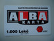 ALBANIA   USED  PREPAID  PHONECARDS  ALBA   2 SCAN - Albania