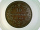 Münze Italien 10 Centisimi 1866 - Numismática