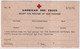 1943 - CROIX-ROUGE - CARTE RECEPTION COLIS De PRISONNIERS De GUERRE AMERICAINS => AMERICAN RED CROSS - Cruz Roja