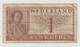 Banknote 1 Gulden 1949 Nederland-the Netherlands Juliana - Otros & Sin Clasificación