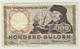Banknote 100 Gulden 1953 Nederland-the Netherlands Erasmus - 100 Gulden