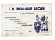 Buvard BOUGIE LION Automobile Motocyclette Aviation Moteur Marin - Automobil