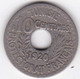 Protectorat Français 10 Centimes 1920 , Bronze Nickel - Tunisie