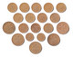 Monnaies - Grande-Bretagne, Lot De 19 Monnaies : 1/2 New Penny, 1 New Penny Et 2 New Pence - Altri & Non Classificati
