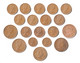 Monnaies - Grande-Bretagne, Lot De 19 Monnaies : 1/2 New Penny, 1 New Penny Et 2 New Pence - Autres & Non Classés