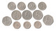 Monnaies - Grande-Bretagne, Lot De 12 Monnaies : 5, 20 Et 50 Pence, & 10 Et 50 New Pence - Altri & Non Classificati