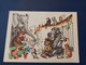 OLD USSR Postcard  - Painter Rotov "Interesting Book" - Bear - Hippo - Turtle - Elephant - 1962 - Tartarughe