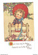 NORA ANNIE BIRCH CHILDREN ART ARTIST DRAWN POSTCARD IN EXCELLENT CONDITION WITH DOG - Other & Unclassified