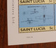 SAINT LUCIA 5c 1985 FEUILLE ENTIERE CENTRE RENVERSE SHEET INVERTED 50 TIMBRES NEUFS ** /FREE SHIPPING R - St.Lucie (1979-...)