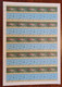 SAINT LUCIA 60c 1985 FEUILLE ENTIERE CENTRE RENVERSE SHEET INVERTED 50 TIMBRES NEUFS ** /FREE SHIPPING R - St.Lucia (1979-...)