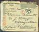 China 1918 Aangetekende Brief Van Banque Belge Pour L'Etranger Van China Via Yokohama En Nagasaki Naar Rotterdam - Covers & Documents