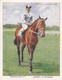 13 Foxglove II, Gordon Richards  - Racehorses & Jockeys 1938 - Original Wills Cigarette Card - L Size 6x8cm - Wills