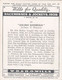 15 Golden Sovereign, T Weston  - Racehorses & Jockeys 1938 - Original Wills Cigarette Card - L Size 6x8cm - Wills