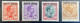 Danemark Christian X Surchargés POSTFAERGE  N°117 à 120* Frais & TTB Le 119 Signé - Unused Stamps