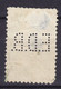 Belgium Perfin Perforé Lochung 'E.D.B.' 1919 Mi. 143, 25c. Perron De Liége ANTWERPEN Cancel (2 Scans) - 1909-34