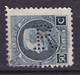 Belgium Perfin Perforé Lochung 'R' 1921 Mi. 166C, 50c. Albert Montenez Perf. 11x11½ (2 Scans) - 1909-34