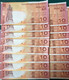 Delcampe - MACAU 2013 BANCO NACIONAL ULTRAMARINO 10 PATACAS UNC 4 X 8, TOTAL 32 BANK NOTES FOUR SETS OF SAME NUMBER BANK NOTES - Macau