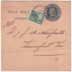 ARGENTINA - 1904 - BANDE JOURNAL ENTIER POSTAL => FRANKFURT (GERMANY) - Postal Stationery