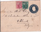 ARGENTINA - 1901 - LETTRE ENTIER ILLUSTREE "NOUVEL AN" (VOIR INTERIEUR) => WILLEBOECK (BELGIQUE) ! - Postal Stationery