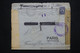 FINLANDE / RUSSIE - Enveloppe De Vyborg Viipuri Pour Paris En 1915 Avec Contrôles Postaux  - L 114688 - Cartas & Documentos