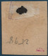France Colonies Françaises Fragment GUYANE N°1b 5c Sur 2c Vert Oblit Dateur "GUYANE/CAYENNE" JUIN 1887 Certificat BEHR - Gebruikt