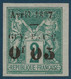France Colonies Françaises GUYANE N°3c(  ) 5c Sur 2c Vert Type II 1887 Signé Jules Bernichon & ROUMET - Neufs