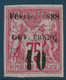 France Colonies Françaises GUYANE N°9a* 10c Sur 75c Type1888 Très Frais RR Ainsi Signé BRUN & CABANY - Neufs