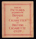 THE WHITE HOUSE  THESE PICTURES ARE PACKED IN THE BRANDS OF CIGARETTES OF BRITISH CIGARETTE Co.LTD - Advertising Items