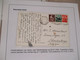 Collection Spécialisée Autriche Italie 1948 Meran Bozen Vers Blakenberge 3 TP Anciens - 1946-60: Poststempel