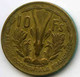 France Afrique Occidentale West Africa 10 Francs 1956 KM 6 - Africa Occidentale Francese