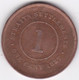 Straits Settlements 1 Cent 1887 Victoria , En Bronze , KM# 16 - Malasia