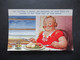 PK GB 1954 No Washing Up / Put Your Feed Up And Relax! Dicke Frau Beim Essen Mit Blick Auf Das Meer. Künstler AK - Humour