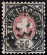 Heimat BE WEISSENBURG Telegraphen-Stempel Auf 5 C. Telegraphen-Marke Zu#13 Kurzer Zahn - Telegraafzegels