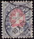 Heimat VD TOUR DE PEILZ 1885-10-18  Post-Stempel Auf 25Rp. Telegraphen-Marke Zu#15 - Telegraph