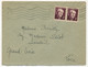 FRANCE - Env. Affr 5f PaulLangevin X 2 - Omec Lyon Montplaisir Déc 1948 (faible) - Lettres & Documents