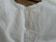 Ancienne Robe Fille Blanche Coton Dentelle - 1940-1970