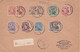 Brief  België Aangetekend Verviers Roodkruis Zegels 12.8.1920 Echt Gelopen RR ??? - Autres & Non Classés