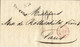 1840 - LAC De Constantinople Turquie Cachet Désinfection De Choléra Sceau En Cire Pour Rothschild Paris- Voir Descriptif - ...-1858 Préphilatélie