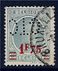 Perforé Belge Surchargé 1F75 Sur 1F 50 "GTC"  Oblitéré N°248 Roi Albert 1er - Sin Clasificación