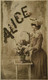 Alice // Prenoms - Name Card Photo J. K. 1904 - Nomi