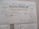 Facture Toulouse 1893 Louise Pouech Trousseaux Lingerie - Vestiario & Tessile