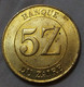 ZAIRE - 5 ZAIRES , 1987 - Mobutu -UNC , KM 14 , Agouz - Zaire (1971-97)